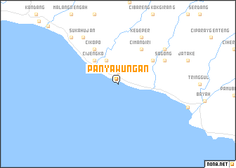 map of Panyawungan