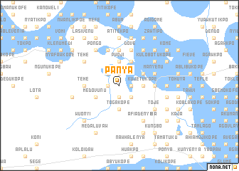 map of Panya