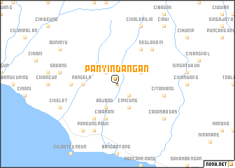 map of Panyindangan
