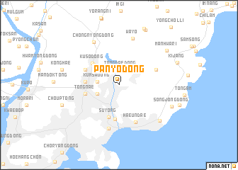 map of Panyŏ-dong