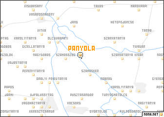 map of Panyola