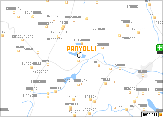 map of Panyŏl-li