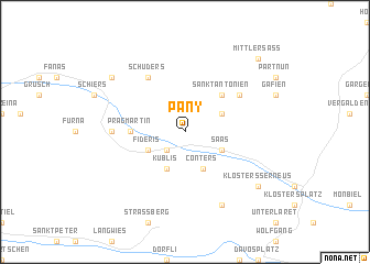 map of Pany