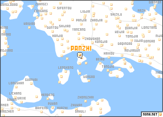 map of Panzhi