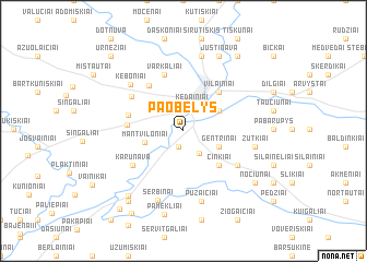 map of Paobelys