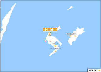 map of Pắo Cap
