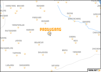 map of Paodugang