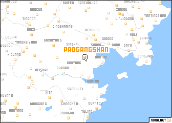 map of Paogangshan
