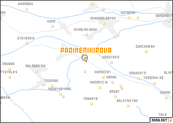 map of PAO Imeni Kirova