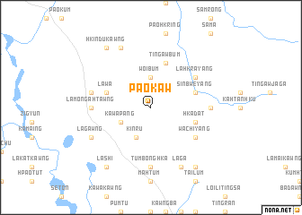 map of Paokaw