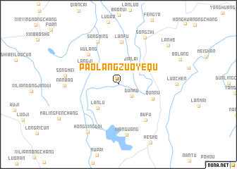 map of Paolangzuoyequ