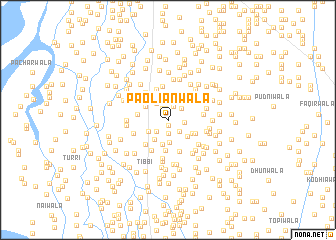 map of Pāoliānwāla