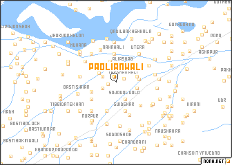 map of Pāoliānwāli