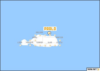 map of Paolo