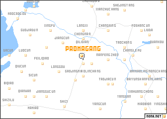 map of Paomagang