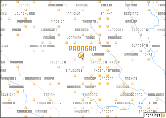 map of Páo Ngàm