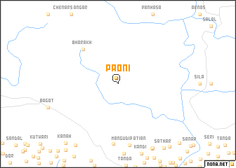 map of Paoni