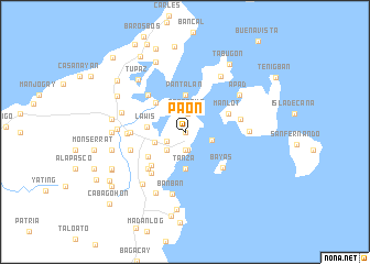 map of Paon