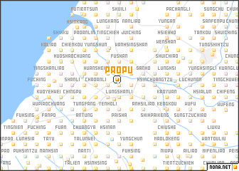 map of Pao-pu