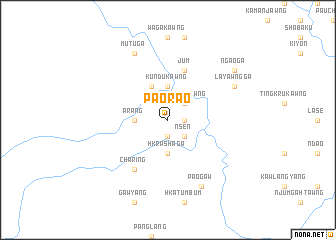 map of Paorao