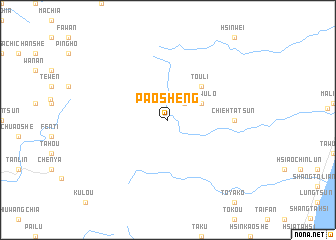 map of Pao-sheng