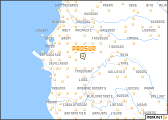 map of Pao Sur