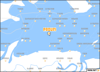 map of Paouri