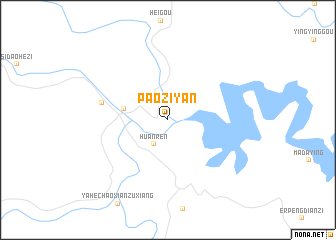 map of Paoziyan