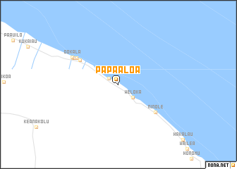 map of Papaaloa