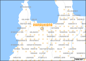 map of Papadhianá