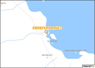 map of Papá Fernández