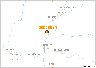 map of Papagayo