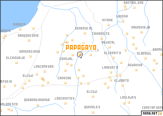 map of Papagayo
