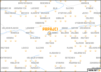 map of Papajci