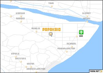 map of Papakaio