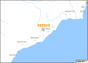 map of Papaka