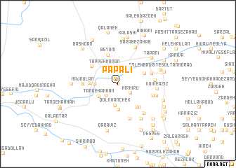 map of Pāpalī