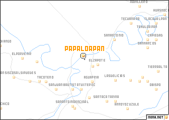 map of Papaloapan