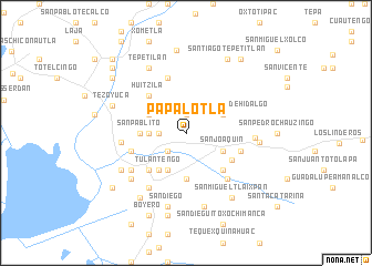 map of Papalotla