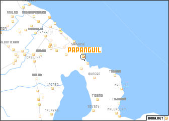 map of Papanguil