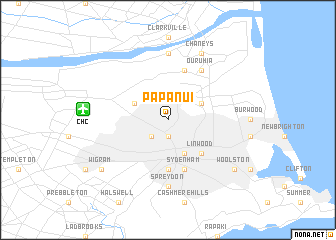 map of Papanui