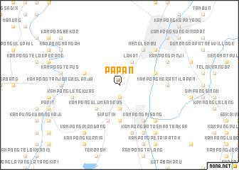 map of Papan