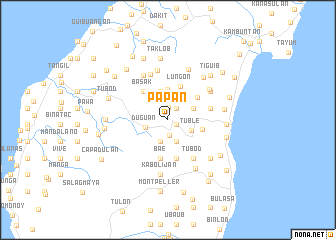 map of Papan