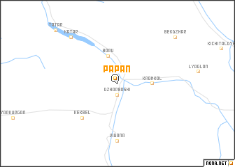 map of Papan