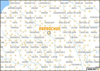 map of Pa-pao-chün