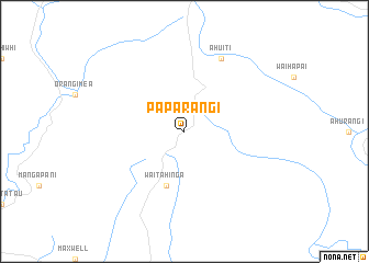 map of Paparangi