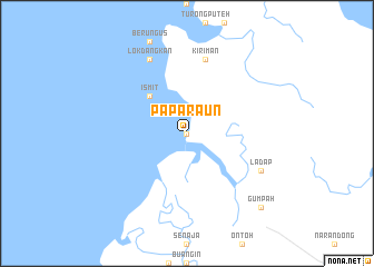 map of Paparaun