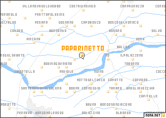 map of Paparinetto