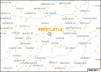 map of Papatlatla