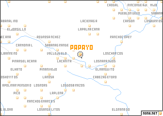 map of Papayo